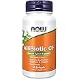 NOW Supplements, AlliBiotic CF™, with Garlic Extract, Olive Leaf Extract, Elderberry & Oregano, Non-Drowsy Formula, 60 Softgels