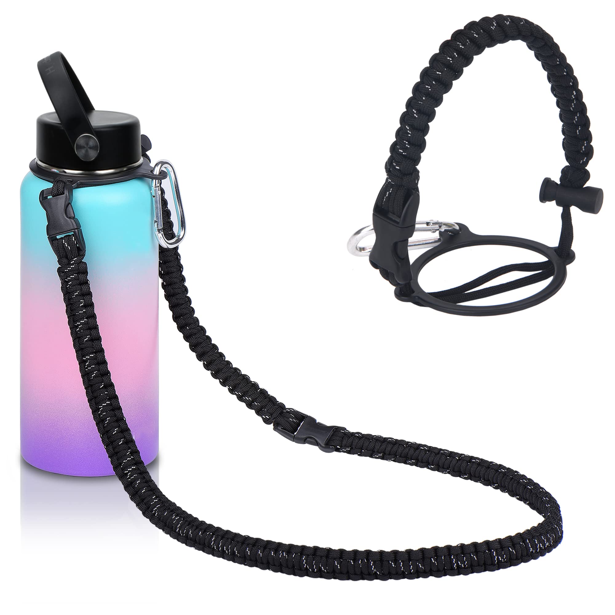 iLVANYA Paracord Handle with Shoulder Strap Compatible with Hydro