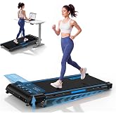 Walking Pad with Incline, 6.2 MPH Walking Pad Treadmill with Double Frame, Easy Read Full Screen LED Display, Low Noise 2.75HP Brushless Drive, Walking Pad Under Desk 350 LBS Weight Capacity