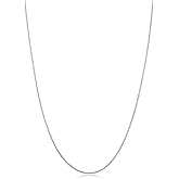 Kooljewelry 925 Sterling Silver Round Wheat Chain Necklace (1 mm, 1.5 mm, 2 mm or 2.6 mm) | Made in Italy