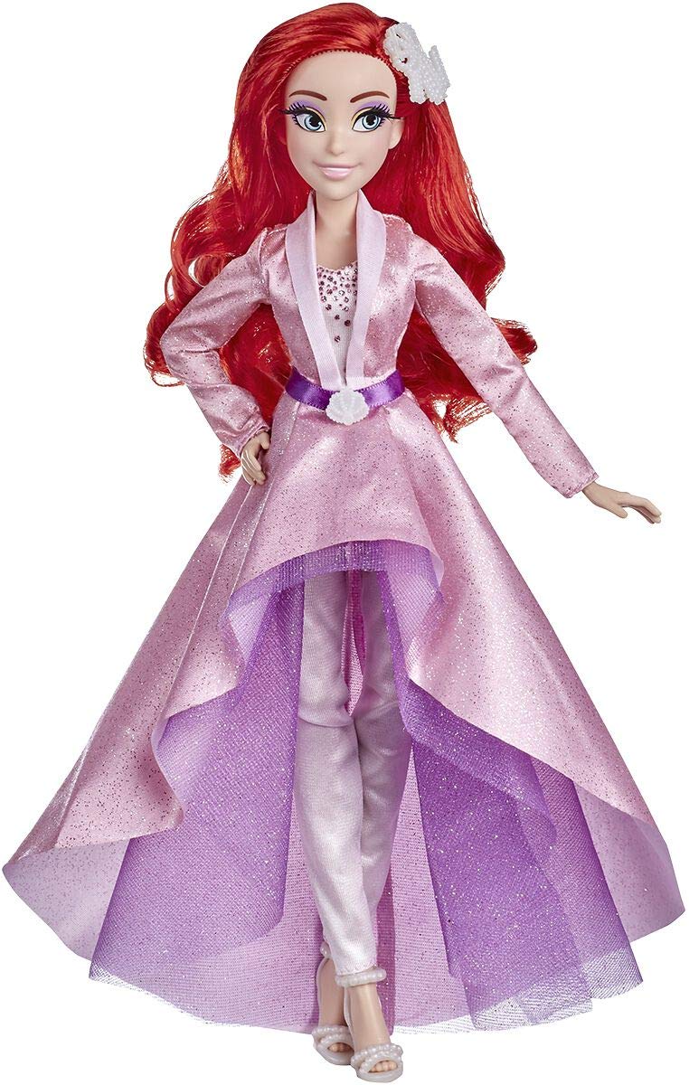 Disney Princess Style Series, ARIEL Fashion doll in a modern style with earrings and shoes. Collectable doll for 6 years and up