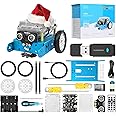 Makeblock mBot Robot Kit with Dongle, 25ft Range Bluetooth Conection, STEM Projects for Kids Ages 8-12 Learn to Code with Scratch Arduino, Robot Kit for Kids, STEM Toys for Beginners