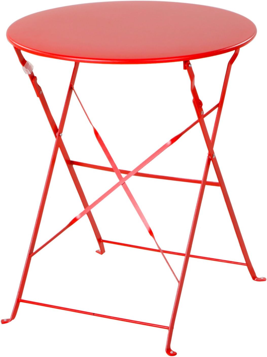 Grand patio Premium Steel Patio Bistro Set, Folding Outdoor Patio Furniture Sets, 3 Piece Patio Set of Foldable Patio Table and Chairs, Pink : Garden & Outdoor