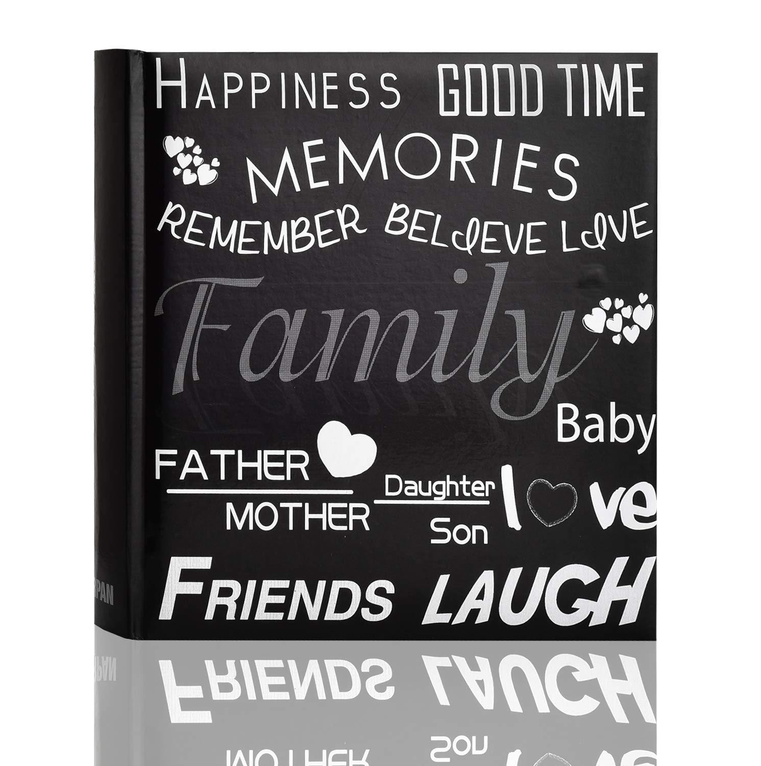 Family, Friends Travel/Holiday Destinations/Memory Photo/Picture Album with Memo Writing Area and Decorative Text Design Fit 200 4 x 6-inch / 10x15cm Photos by Arpan