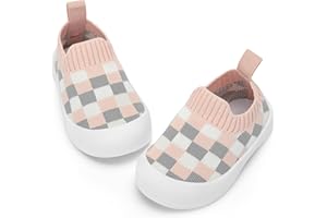 BACSAC Baby Shoes Toddler Shoes Boys Girls Infant Sock Shoes Lightweight Breathable Walking Baby Shoes 6-36 Months