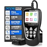 OBD2 Scanner Diagnostic Tool, VEHLIVE V850 Car Code Reader for Check Engine Light with Reset, I/M Readiness, Battery Tester, Live Data, CAN Diagnostic Scan Tool for All OBDII Vehicles After 1996