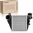A-Premium Turbo Intercooler Compatible with Volkswagen Jetta 1999-2003, Golf 2000-2003, 1.8L 1.9L Turbocharged