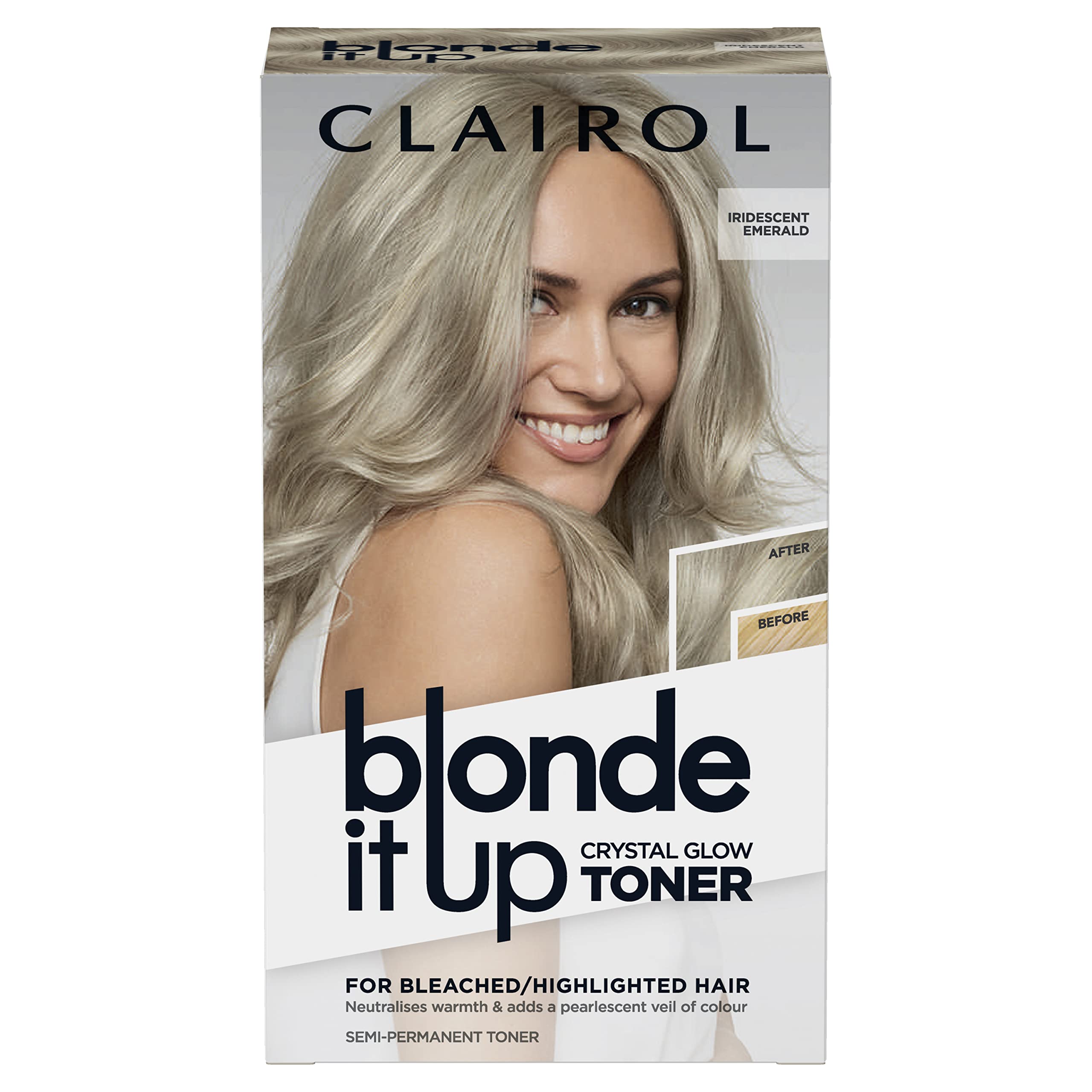 Clairol Blonde It Up Crystal Glow Toner Kit - Iridescent Emerald