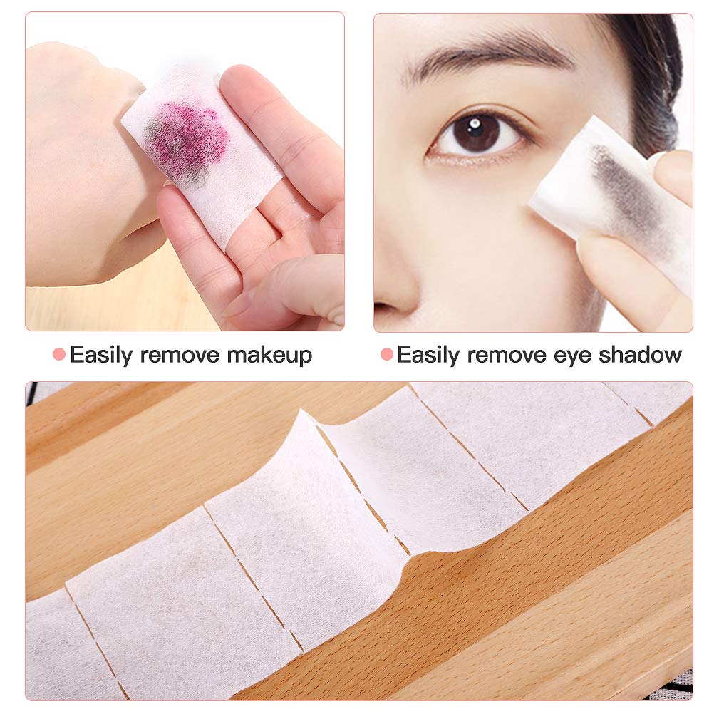 Lint Free Cosmetic Cotton Pad - Face Eye Nail Makeup Remover Cotton - Pack of 600 Pads