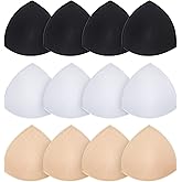 URSMART Bra Pad Inserts, Inserts Bra Cups Replacement Bra Pads Women's Comfy Sports Cups for Sport Bra Bikini Bra