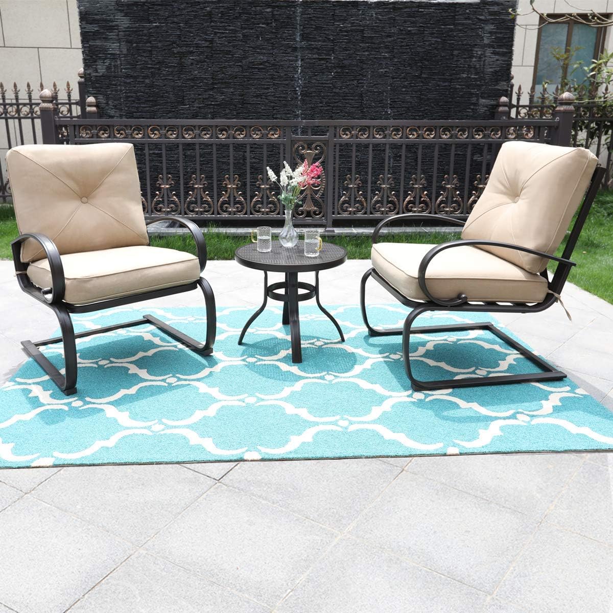 Best Patio Bench And Side Table Set