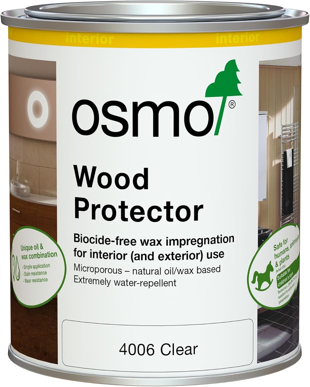 Osmo 4006 Wood Protector Clear Treatment 750ml