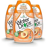 SweetLeaf Water Drops - Peach Mango Water Enhancer, Sugar Free Sweet Leaf Stevia Water Flavoring Drops, 1.62 Oz Ea (Pack of 3)