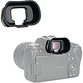 EOS R6 Mark II R6 R5C R5 Eye Cup Eyepiece, Extended Long Soft Eyecup Viewfinder for Canon EOS R6 Mark II R6 R5C R5 Mirrorless Cameras(Not for R5 Mark II), R5 R6 Soft Rubber Eyecup for Eyeglass Wearers