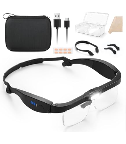 Amazon.com: MoKo Magnifying Glass with Light, 1.0X to 4.0X