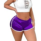Booty Shorts for Women Sexy Micro Lounge Biker Running Athletic Shorts Workout Hot Pants Rave Bottoms