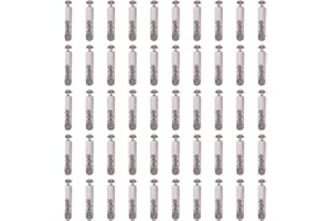 Fishing Lure Baits Rattles Insert Tube,50pcs Attract Fish Sound Bar for Soft Bait Weight and Vividness,Transparent Black