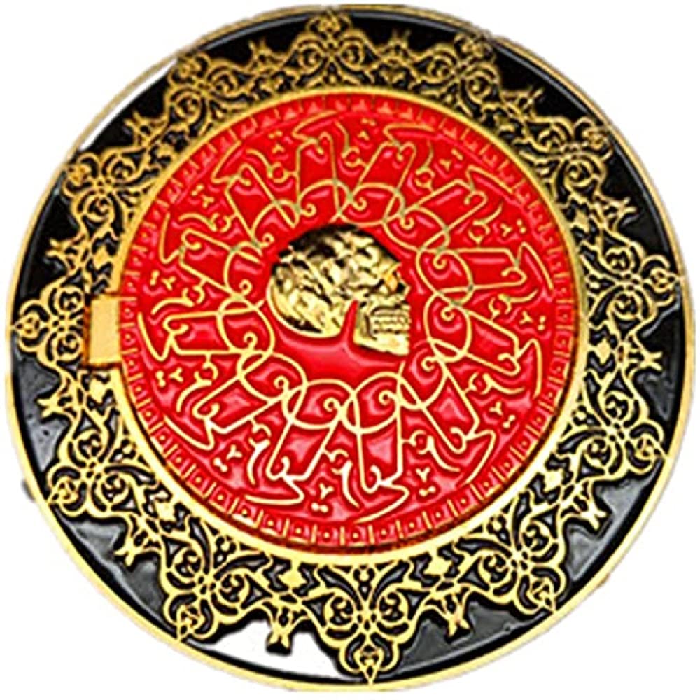 damdos Halloween Prop for John Wick Cosplay Coin Gold Blood Oath Marker Keanu Reeves Cosplay Props (Red-Maker)