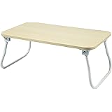 Home-Like Lap Desk Folding Laptop Desk Standing Bed Table Portable Floor Desk Breakfast Reading Tray Holder Outdoor Camping Table Serving Table Picnic Table23.6"W x15.74" D x 11.02"H(009L-White)