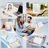 FUNTOUCH Rechargeable Travel Makeup Mirror with Lights, 3 Color Dimming view 6