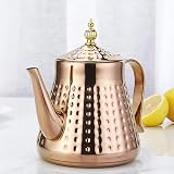 Stainless Steel Teapot 1.2L Hammer Pattern Removeable Infuser 4-5 view 6