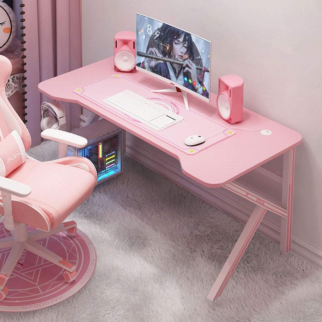pink desk