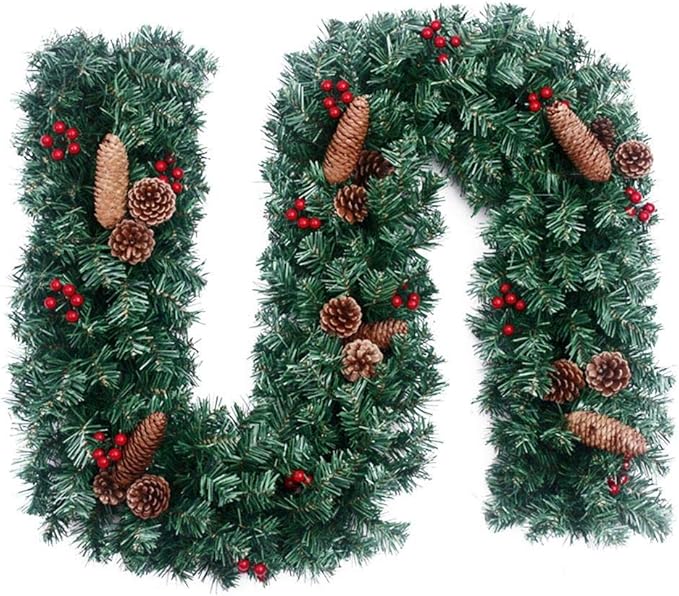 Addobbi Natalizi Bar.Ghirlanda Decorativa Di Natale 2 7 M Lunghezza Rattan Ghirlanda Misto Colore Vite Per Home Bar Albergo Decorazione Forniture Amazon It Casa E Cucina