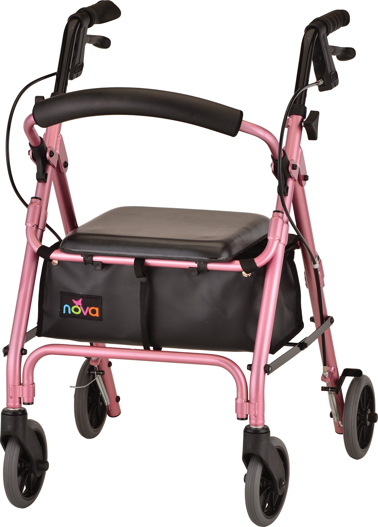 NOVA GetGo Petite Rollator Walker (Petite & Narrow Size), Rolling