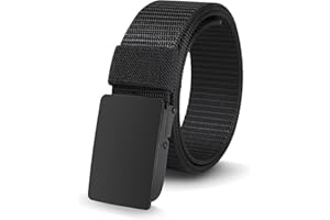 AWAYTR Nylon Golf Belt for Boys -Kids Tactical Belt with Metal Buckle for Baseball Softball Jeans