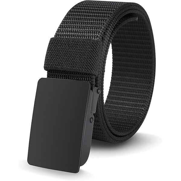 Amazon.com: Proper Materials Kids Canvas Web Belt Flat Black