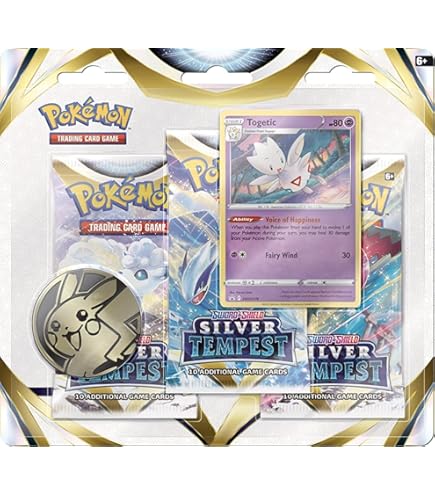 Amazon.com: Pokemon Sword & Shield Silver Tempest Booster Pack