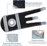 AVIDDA Knee Support Open Patella 3 Straps for Running Arthritis Grey view 4