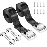 Picowe Cooler Tie Down Kit - Cam Buckle Lashing Straps for YETI &amp; RTIC Coolers