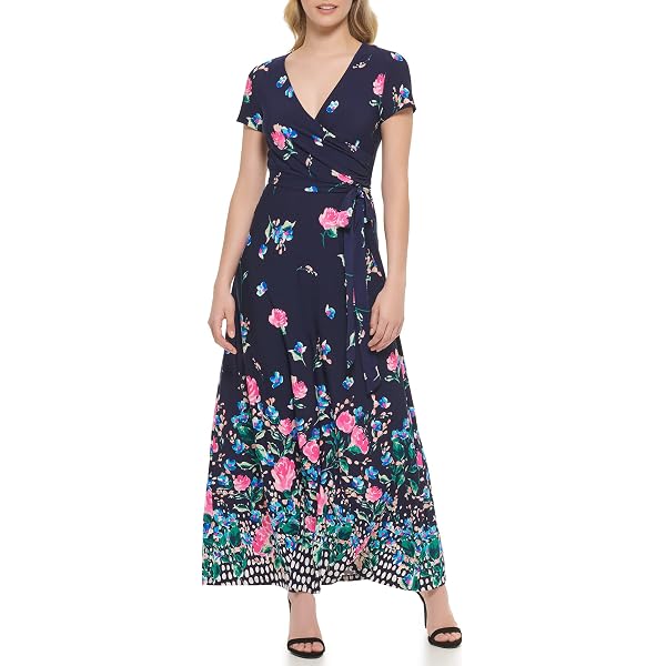 Amazon.com: Eliza J Womens Dress Dress,Navy,4 : Clothing, Shoes & Jewelry