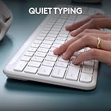 Logitech Signature Slim K950 Wireless Keyboard UK QWERTY White Bluetooth view 6