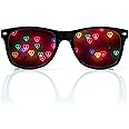 Alternative Imagination Heart Diffraction Glasses - 3D Prism Effect, See Hearts in Every Light, Festival and Rave Accessories