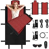 Full Body Red Light Therapy Mat, 2in1 LEDs (660nm& 850nm) Red Light Therapy Blanket, Premium Material, Adjustable Timer & Intensity (2570 LEDs) (2570 LEDs)