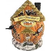 Blue Sky Clayworks Naked Crows Nightly Candle House, Ceramic, 5.75