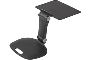 ECR4Kids The Surf Folding Portable Lap Desk, Flexible Seating, Black