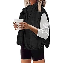 【日本入手困難】SLEEVELESS DOWN JACKET IN LIGHTWEIGHT NYLON Zeagoo Puffer Vest For Women Lady Puffy Down Vests Womens