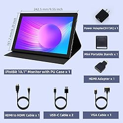 iPistBit 10.1inch Touchscreen Monitor, 1280x800