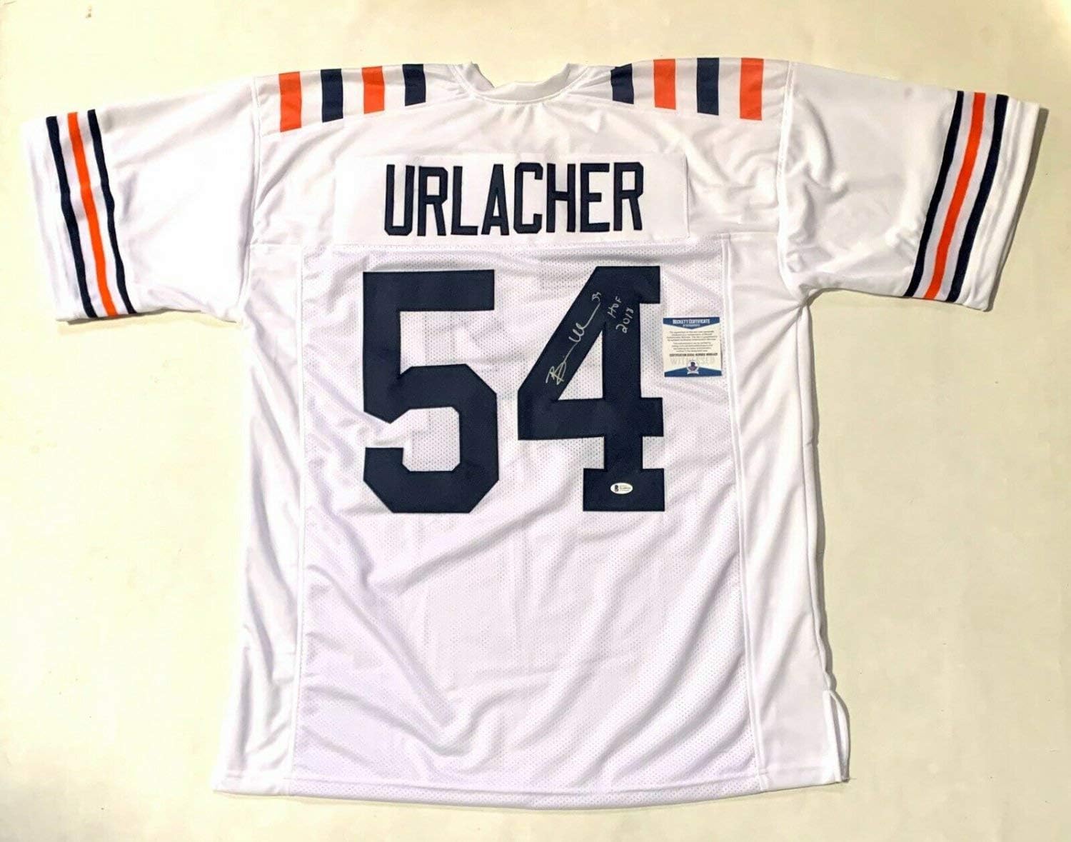 brian urlacher autographed jersey
