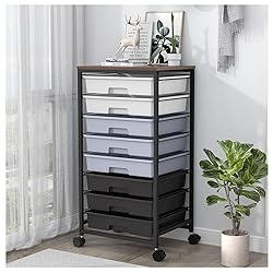 SYKIARIOL Rolling Cart with Drawers,Utility Cart