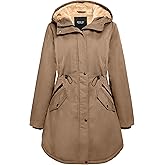 Orolay Women's Thicken Fleece Lined Parka Winter Coat Hooded Jacket with Pockets