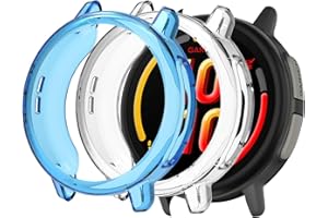 (2 Pack) Case for Garmin Bounce 2 Kids Smartwatch,Soft Flexible TPU Thin Lightweight Bumper Cover Protector for Garmin Bounce