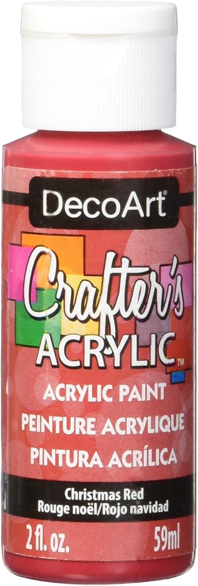 DecoArt Crafter's Acrylic Christmas Red 59ml Paint