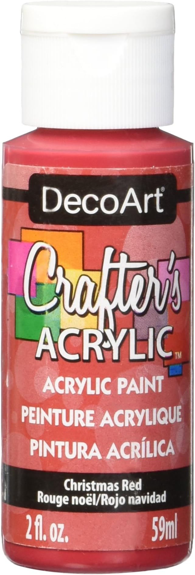 DecoArt Crafter's Acrylic Christmas Red 59ml Paint