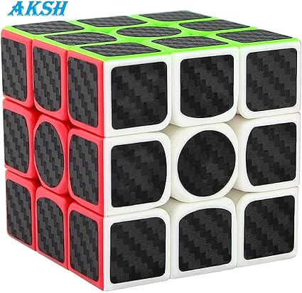 AKSH High Speed Smooth Magic Stickerless Rubik Cube Puzzle (Random Colour) (Smooth Magic Cube)