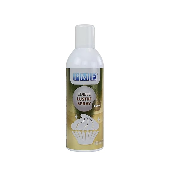 PME Lustre Spray - Gold 400ml - Lebensmittelfarbe - große Dose