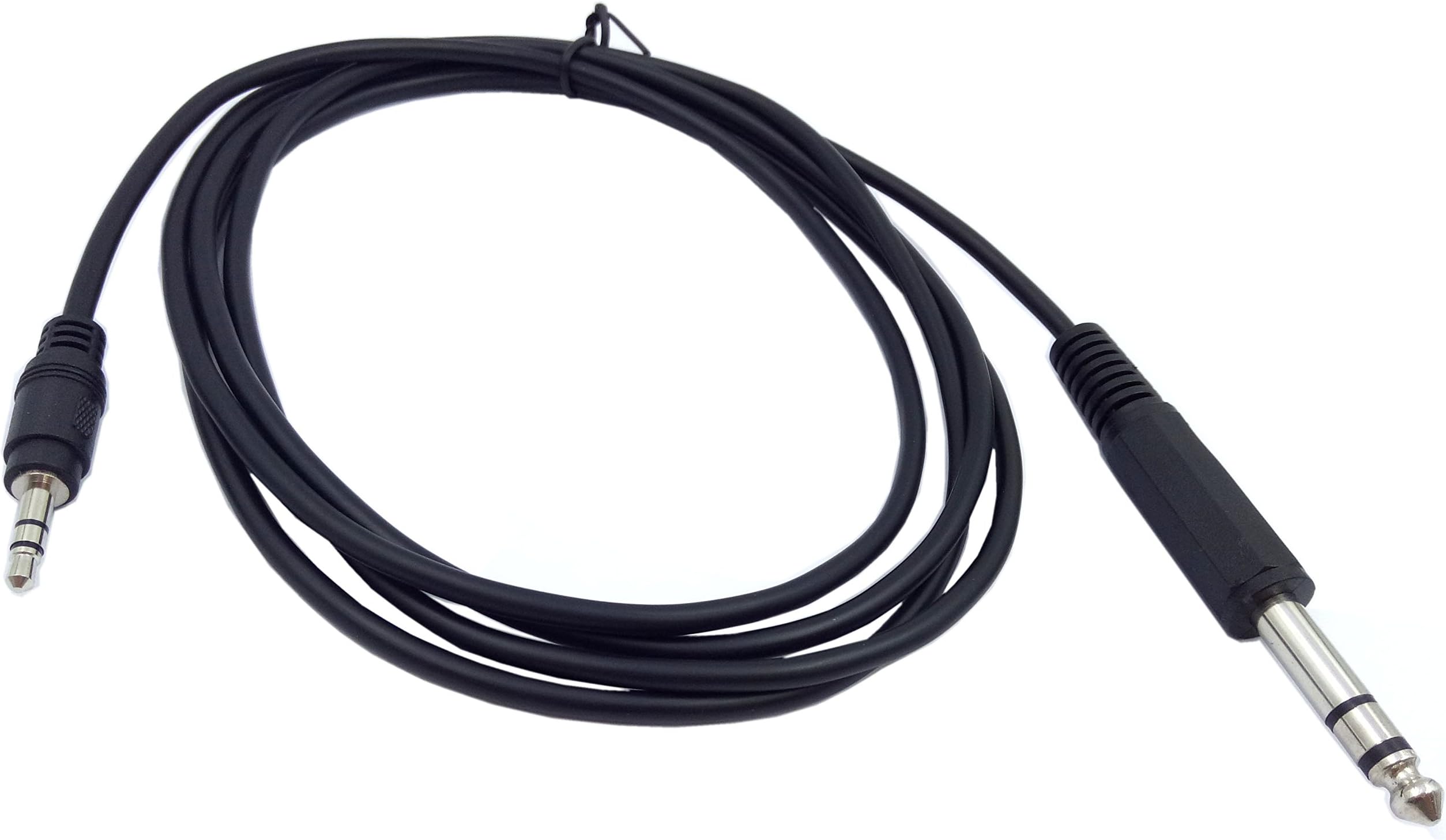 Wpeng 6Feet 3.5mm 1/8" TRS Male to 6.35mm 1/4" TRS Male Stereo Audio Cable